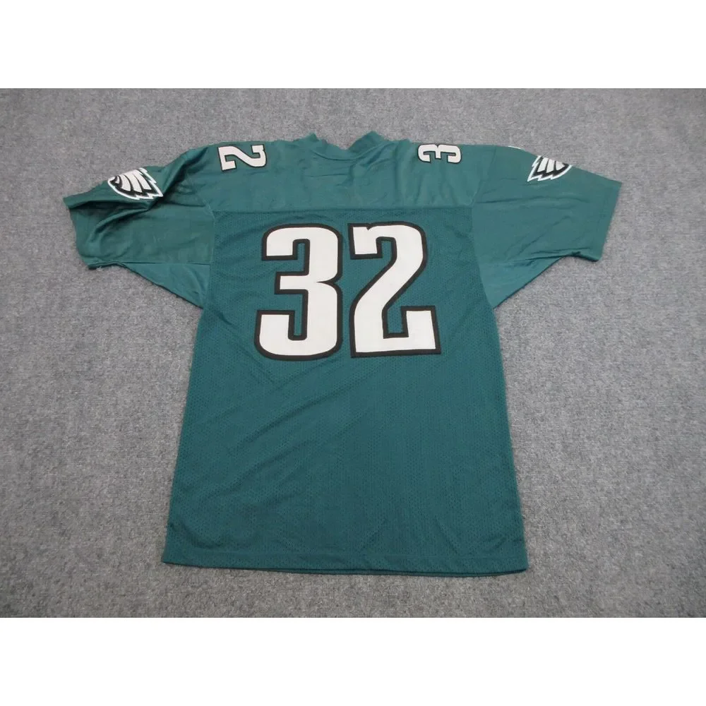 VINTAGE Ricky Watters Philadelphia Eagles‎ Jersey 48 Green NFL Football Russell